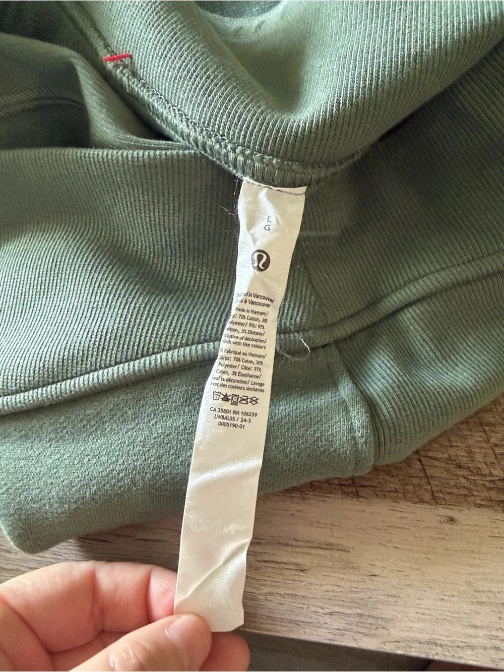 Lululemon scuba high rise mini skirt eucalyptus size large - Picture 3 of 6